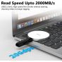 Aiffro P10 External MagSafe SSD, 2TB, 6.5 Inch, Up to 2000MB/s, Silver - SM2320