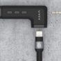 Adam Elements ILinio Lightning to Aux Charging Adapter - Black