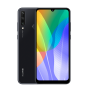 هواوي Y6p بشريحتين اتصال، 64 جيجا، شبكة 4G LTE- اسود مع عصا سيلفي اس بي اس ميني- TESELFISHAFTMINIG