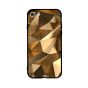 3d Golden Geometric Figure Printed Back Cover for Apple iPhone 7