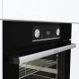 Gorenje Built In Electric Oven, with Grill, 60 CM, 77 Liters, Black - BOS6737E13BG