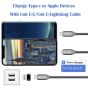 USB Type C female to USB A male Adapter, 2 Pieces - Grey