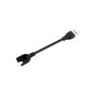 كابل شحن USB لساعة سمارت شاومي مي باند 3 - اسود