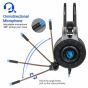 Sades SA 936 Wired Gaming Headset with Microphone - Black and Blue