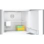 Bosch Series 4 No-Frost Refrigerator, 522 Liters, Silver- KDN56XI3E8