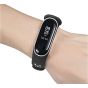 Sport Silicone Bracelet for Xiaomi Mi band 4 smart watch black white Color