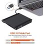 External CD DVD Drive, USB 3.0 - Black