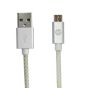 كابل شحن USB إلى مايكرو USB اتش بي برو، 1 متر - فضي، HP041GBSLV1TW