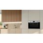 Gorenje Built-in Gas Oven with Grill, 90 Cm, 88 Liters, Timer, Black and Silver - BOG9832E01X