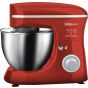 Black and White Stand Mixer with Attachments, 5.5 Liters, 1300W, Red - SM-513