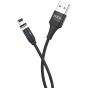 كابل USB إلى لايتنينج هوكو، 1.2 متر، اسود - U76