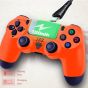 Roonboit Wireless Controller For PS4, Pro, Slim, PS3 - Sunset Orange