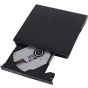 External DVD Burner, CD Writer, USB 3.0 For Laptop - Black