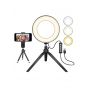 USB Photography LED Ring Light - Black