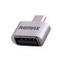 Remax OTG Micro USB Adapter- Silver