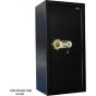 Safety Tech Super Jumbo Biometric Fingerprint Safe Box, 100 Liters, Black and Gold - GN100 SFT