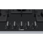 Bosch Serie 6 Gas Built-In Hob, 5 Burners, Black - PPQ7A6B20