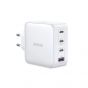 Ugreen Nexode Wall Charger, 100 Watt, 4 Ports, White - CD226