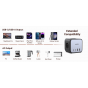 Ugreen Desktop Charger, 65 Watt, 4 USB Ports and 3 Outlets, Black - CD268