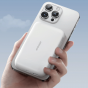Joyroom Magnetic Power Bank, 10000mAh, White - JR-W020