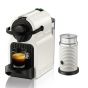 Nespresso Coffee Machine, 6 Cups, 19 Bars, 1260W, with Aeroccino 3 Milk Frother, White - D40-W