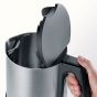 Severin Electric Kettle, 1.7 Liters, 2200 Watt, Black and Silver - WK 3409