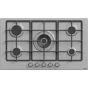 Ocean Gas Built-in Hob, 90 cm, 5 Burners, Stainless Steel - OHGFR95IPROSVC