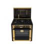 بوتاجاز غاز ساكيتي، 5 شعلة، اسود وذهبي - MGSK-6090MBFS