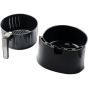 Home Air Fryer, 6 Liters, 1800 Watt, Black and Silver - AF1107