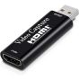 كارت التقاط فيديو وصوت ابكسوزو، 4K HDMI، منفذ USB 3.0 - اسود