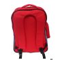 Gharibo Bags School Backpack With Pencil Case for Kids, Colored Pattern - Red and Grey