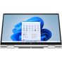 HP Envy X360 ew0023dx Laptop, Intel Core i7-1255U, 15.6 Inch FHD Touchscreen, 256GB SSD, 16GB RAM, Intel Iris Xe Graphics, Windows 11 - Natural Silver