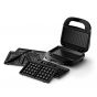 Philips 5000 Series Sandwich Maker, 3 Plates, 750 Watt, Black - HD2350-80