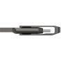 Lexar JumpDrive D400 USB-C and USB 3.1 Flash Drive, 64GB - Grey