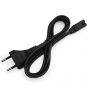 Keendex 2 Pin Power Cable, 1 Meter, Black - KX 3059