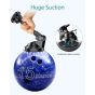 Magnetic Phone Car Mount with 6 Powerful Rare-Earth Magnets, Durable Aluminium Alloy Structure, Super Sticky Suction Cup, Cell Phone Holder for Car Dashboard Windshield for All Phone
