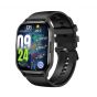 Sia Smart Watch, 2.01 Inch, Black Case and Strap - SW8002