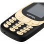 KGtel KG3310, Dual SIM- Black and Gold