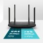 TP-Link AC1200 Wireless VDSL/ADSL Modem Router, 4 Ports, Black - Archer VR300