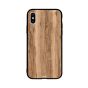 Table Wooden Pattern Printed Back Cover for Apple iPhone XS