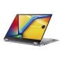 لاب توب اسوس فيفو بوك S14 فليب TN3402YA-LZ005W، ايه ام دي رايزن 5 7530U، شاشة 14 بوصة WUXGA، هارد 512 جيجا SSD، رام 8 جيجا، كارت شاشة ايه ام دي راديون جرافيكس، ويندوز 11 - فضي