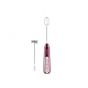 Sokany 2 in 1 Milk Frother and Egg Beater, Rechargeable, White and Red - SK-02014