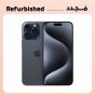 Refurbished Apple iPhone 15 Pro Max, 256GB, 6GB, Dual SIM, Blue Titanium, Platinum Grade - One Year Warranty From Seller