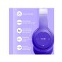 Cat Wired and Wireless Over Ear Headphones, Purple - P47M