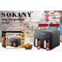 Sokany Digital Air Fryer, 10 Liters, 2400 Watts, Black - Sk-10005