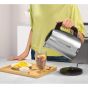 Braun PurShine Electric Kettle, 1.7 Liters, 2200 Watt, Black and Silver - WK 1500
