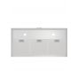 Passap Built-In Pyramid Hood, 90 CM, Silver Matt Inox- D004-90-IX