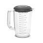 KitchenAid Hand Blender with Attachments, 1 Liter, 180 Watt, Matte Black - 5KHBV83