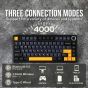 كيبورد جيمنج لاسلكي ايبوميكر x Aula F75، بمفاتيح LEOBOG Reaper - اسود
