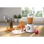 Moulinex Blendforce Glass Coutertop Blender, 1.75 Liters, 700 Watt, White - LM435127